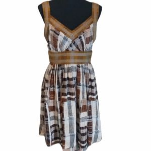 Yellow/Brown Plenty by Tracy Reese dress